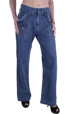 Produktbild von Indian Rags Damen Jeans Hose Baggy Next Blau W28/L32