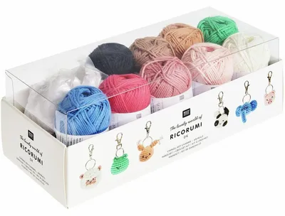 Image de Kit de crochet Ricorumi « Porte-clés - Chingu Animals »