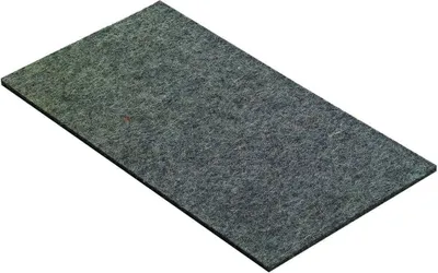 Produktbild von Hettich Wollfilzzuschnitt grau 100 x 200 x 3.0 mm - 2 Stück