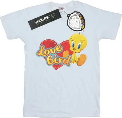 Produktbild von Looney Tunes - "Tweety Pie Valentine's Day Love Bird" T-Shirt für Herren BI34939 (M) (Weiß)