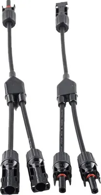 Produktbild von Fothermo Solaranschluss Solarkabel Parallelstecker Solarmodul 2 3 4 fach Solar : 3-fach