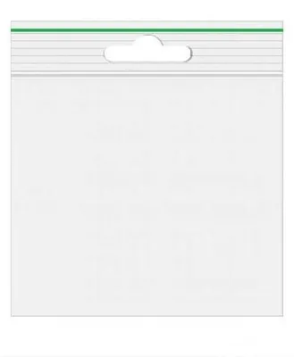 Produktbild von Druckverschlussbeutel Transparent 16x23cm mit Euroloch PE 50 Mikron (1.000 Stück) [2PEC1623E]