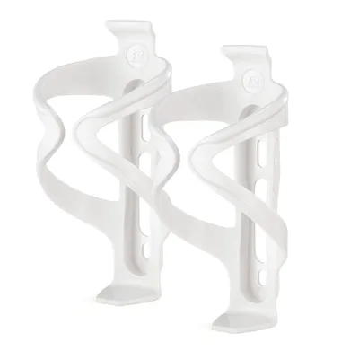Image de ROCKBROS, lot de 2 porte-bidons en PC pour vélo, porte-bidons légers (34 g) pour VTT et vélo de course, blanc