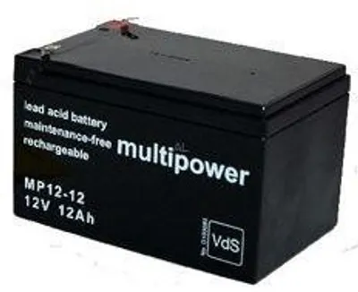 Produktbild von MULTIPower Bleiakku MP12-12 12,0Volt 12000mAh