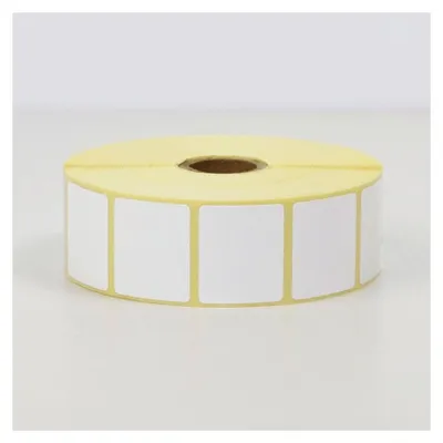 Image de Brother BDH-1J030035-120, Blanc, Étiquettes autocollantes, Étiquettes, Rouleau, Impression thermique directe, Amovible