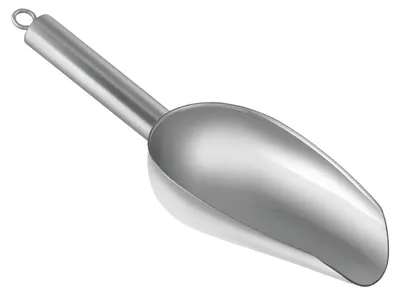 Produktbild von Bartscher Lebensmittelschaufel Edelstahl Modell 100, 90x230x42 mm, Spülmaschinengeeignet