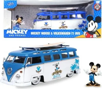 Produktbild von Jada Mickey Van with Figure, 1:24