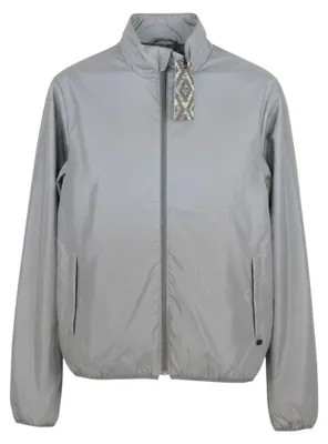 Produktbild von Graue Polyesterjacke - M