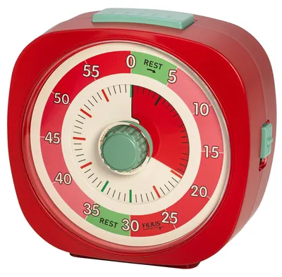 Filius 0707-1 Küchen-Timer 60-Minuten Countdown-Uhr Eieruhr Küchenuhr Rot 1