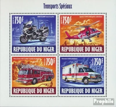 Produktbild von Briefmarken Niger 2013 Mi 2446-2449 Kleinbogen (kompl. Ausg.) postfrisch Sondertransport