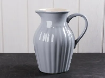 Produktbild von IB Laursen MYNTE Kanne 1,7 Liter Grau Keramik Geschirr FRENCH GREY Krug Karaffe