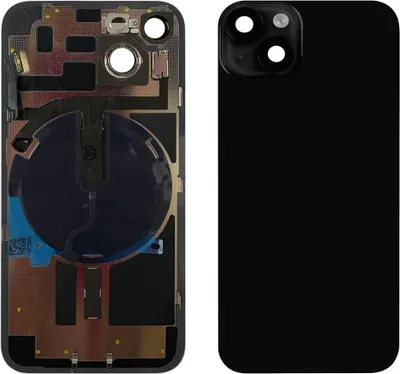 Zdjęcie produktu dla Tylna obudowa do iPhone'a 14 z małymi elementami - czarna (północ)