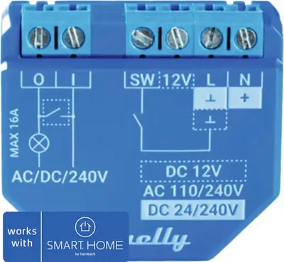 Produktbild von Shelly Plus 1, WLAN + Bluetooth Schaltaktor