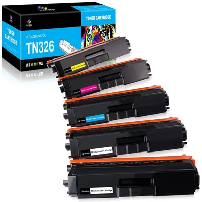 Immagine prodotto di Toner TN326 per stampanti Brother - Confezione da 5 pezzi, colori multipli