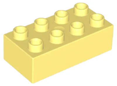 Imagen del producto de 1 pieza LEGO Duplo, ladrillo 2 x 4 (3011) – piezas individuales