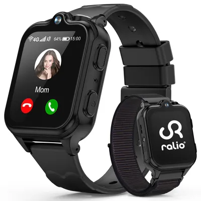 Produktbild von Kinder Smartwatch 4G mit GPS und Telefonfunktion, 2+16 GB Kinderuhr, 900mAh Akku, SOS Anti-Lost, Wasserdicht IP68, Perfekte Geschenke für Kinder
