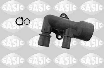 Produktbild von SASIC SWH0554 Kühlmittelflansch passend für PEUGEOT 206 Schrägheck (2A/C) Wasserflansch