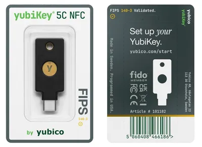 Image de YUBICO YubiKey 5C NFC FIPS - Clé de sécurité USB