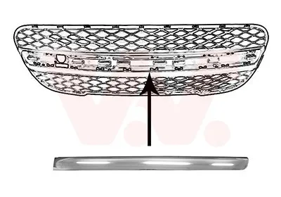 Produktbild von VAN WEZEL 4020581 Stoßstangen-Abdeckung Vorne Links passend für PEUGEOT 107 Schrägheck (PM, PN)