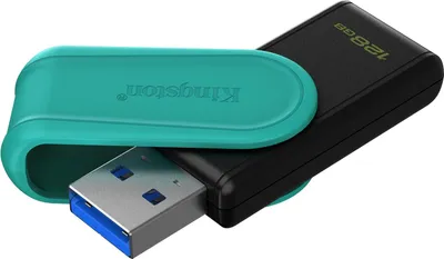 Obrázok produktu pre Kingston Technology DataTraveler Exodia S, 128 GB, USB Typ-A, 3.2 Gen 1 (3.1 Gen 1), Kb, 8,32 g, ierna, Tyrkysov