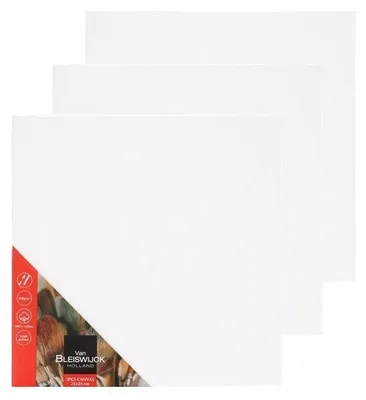 Produktbild von Van Bleiswijck Malset 3 Leinwände 25x25 cm Baumwolle