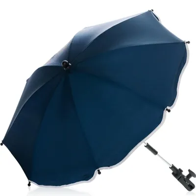 Produktbild von Fillikid Sonnenschirm für Kinderwagen Buggy und Jogger mit UV SCHUTZ 50+ Baby Kind Schirm Blau