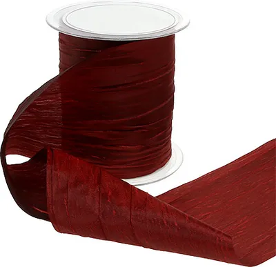 Produktbild von Tischband Bordeaux Rot 100mm x 15m Dekoration Hochzeit Weihnachten