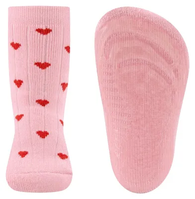 Zdjęcie produktu dla Skarpety antypoślizgowe dla dzieci w serduszka – różowe Barbie – rozmiar 25–26