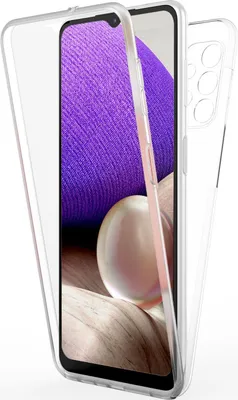 Produktbild von NALIA 360 Grad Handy Hülle für Samsung Galaxy A32 5G, Transparente Schutz Cover