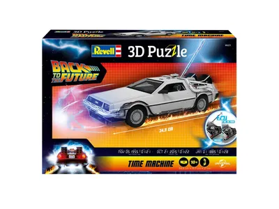 Zdjęcie produktu dla Revell DeLorean "Back to the Future", 157 szt., Pojazdy, 10 lat(a)