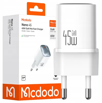Zdjęcie produktu dla Mcdodo Szybka Ładowarka Sieciowa Do Telefonu Kostka Do Ładowarki Usb-C 45W