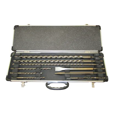 Image de Makita D-21191 Jeu de forets et de mèches SDS-Plus 10 pièces + coffret
