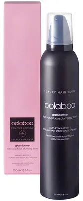Imagen del producto de Oolaboo Glam, espuma voluminizadora intensiva para cabello fino, 250 ml
