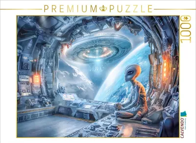 Produktbild von CALVENDO Puzzle Science Fiction Reise | 1000 Teile Lege-Größe 64x48cm Foto-Puzzle für glückliche Stunden