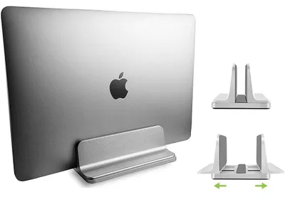 Immagine prodotto di Supporto verticale per notebook in alluminio Techly