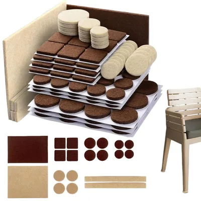 Produktbild von Gleitpads, selbstklebend - Runde Pads für Holzböden