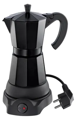 Productafbeelding van Cilio elektrische espressokoker CLASSICO 6T, zwart, artikelnummer 273861, EAN 4017166273861