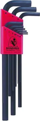 Image de Bondhus L. Clé à molette/kit métrique HLX 9 Clé Allen