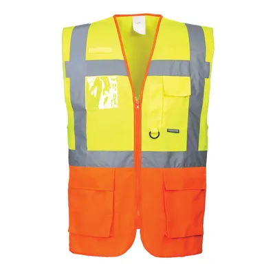 Image de Portwest S376 PRAG EXEKUTIV WESTE Jaune/Orange Gr. M