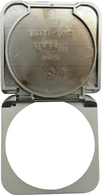 Produktbild von Abdeckhaube, klappbar, metallgrau