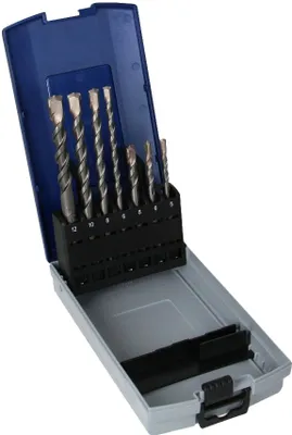Produktbild von SDS plus Bohrerset 7teilig passend für Batavia Bohrhammer Bohrmaschine 7062511