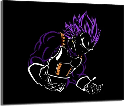 Produktbild von Herdabdeckplatte 60x52 Glaskeramikkochfeld Abdeckung Spritzschutz Glasplatte Deko Schneidebrett, Anime Violett