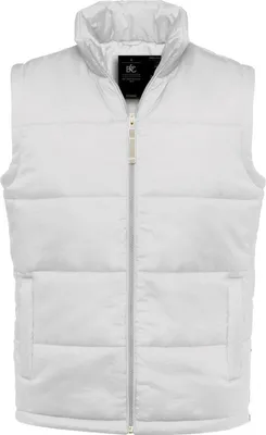 Produktbild von B&C JM930 | Bodywarmer / Men - Farbe: White - Größe: S