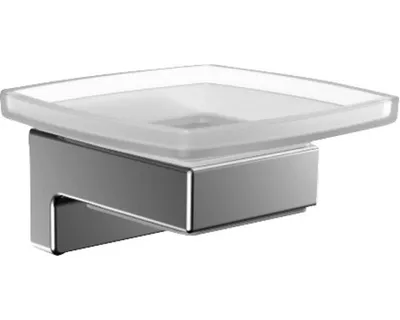 Immagine prodotto di emco cue porte-savon chromé avec verre cristal, 323000100, 323000100