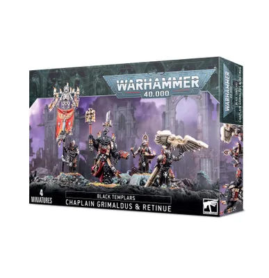 Obrázok produktu pre Warhammer 40,000 Čierni templári Kaplán Grimaldus a družina