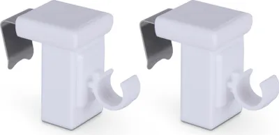 Image de Supports de fixation pour barres de café "Basic" ( blanc ) pack de 2