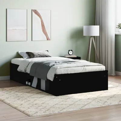 Obrázek produktu pro Maison Exclusive – postelová konstrukce, černá, 90 × 200 cm