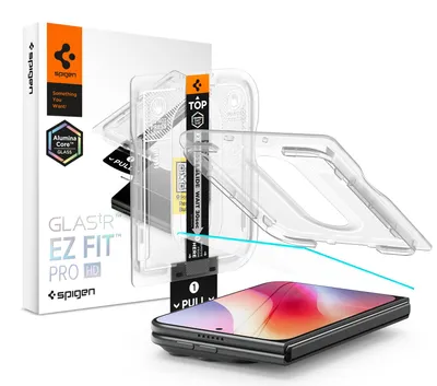 Obrázok produktu pre Spigen Glas.tR EZ Fit Pro HD, Apple, iPhone Duo, Protinárazový, Odolné proti poškriabaniu, Priehľadná, 1 kusov, Obrázok generovaný UI
