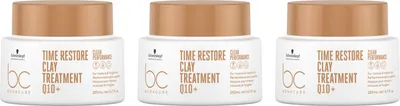 Produktbild von BC Bonacure Time Restore Clay Treatment 3x200 ml