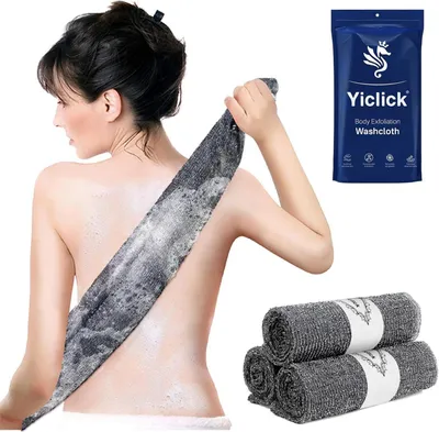 Zdjęcie produktu dla Flanela złuszczająca Peeling do pleców Gąbka Loofah Gąbka pod prysznic